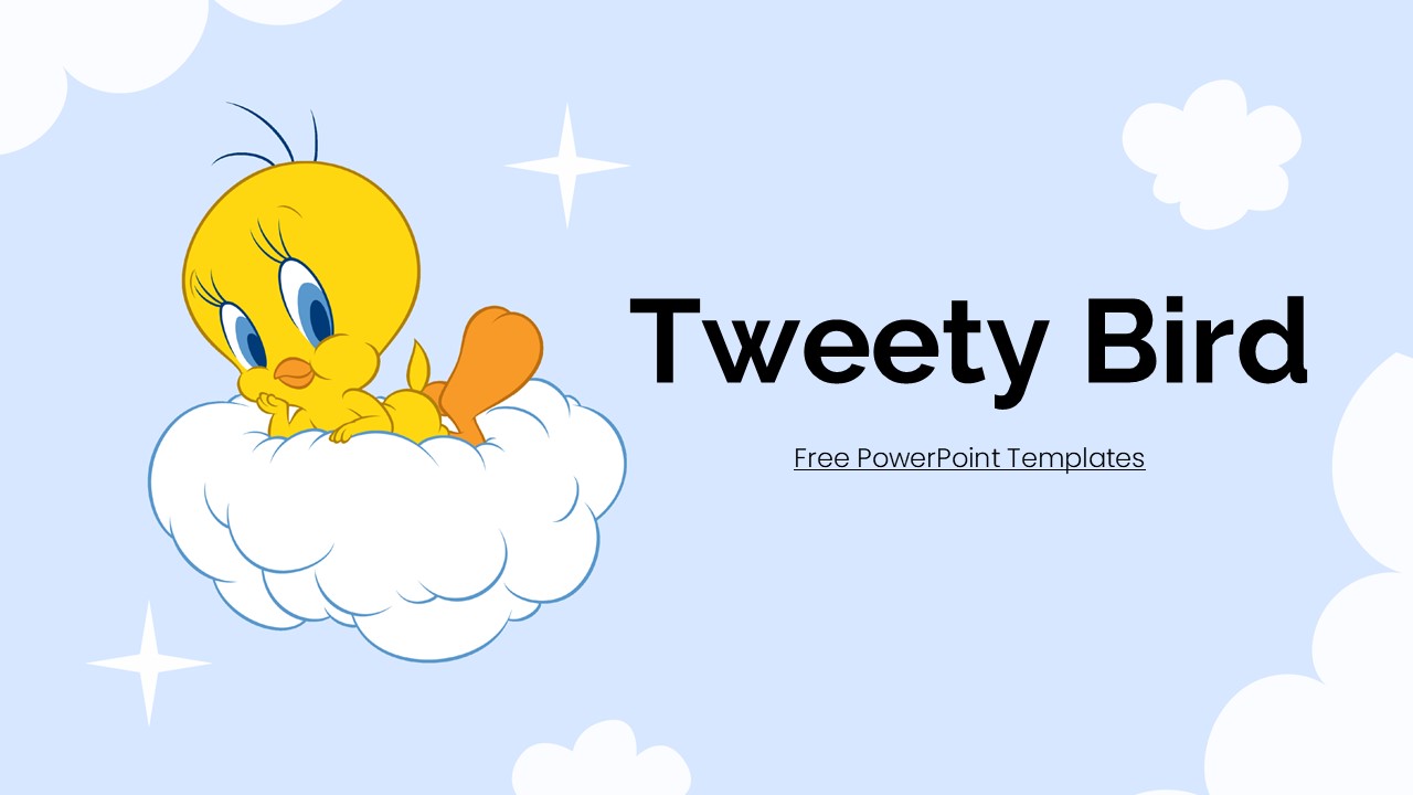 Tweety Bird PowerPoint Template 1