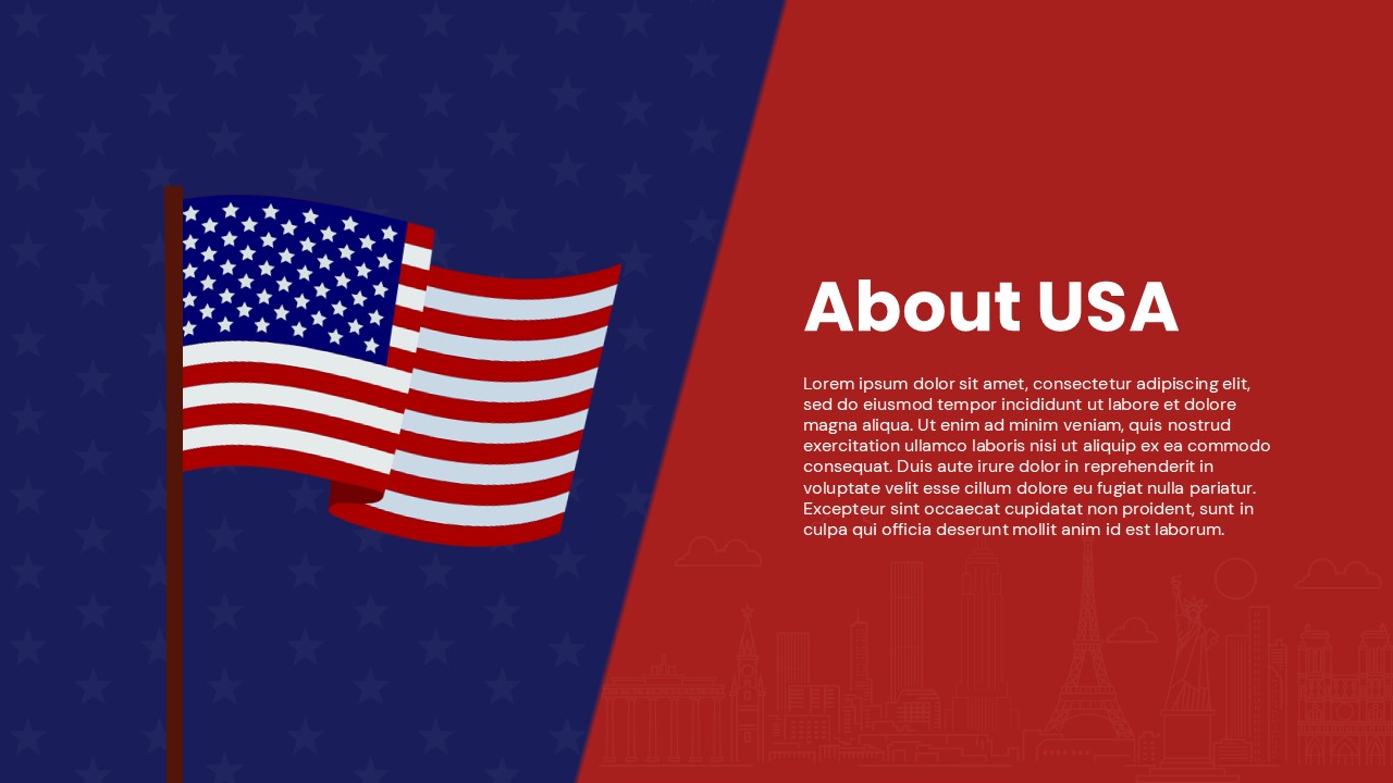 USA Animated PowerPoint Template 2