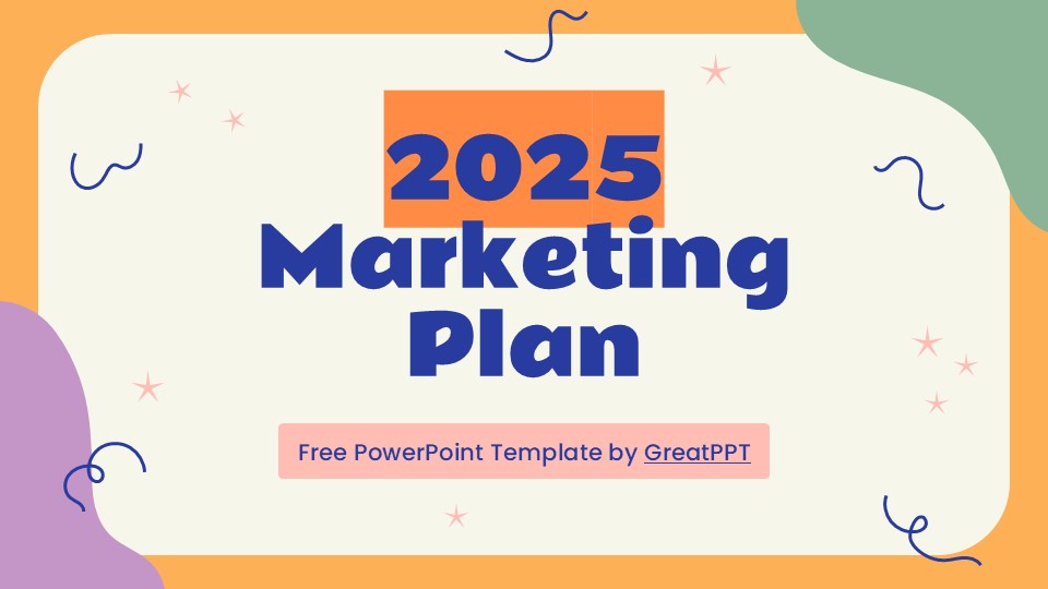 Colorful Marketing Plan PowerPoint Template 1